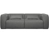 Moderne 3,5 personers sofa i polyester 246 x 96 cm - Grå