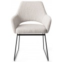 2 x Kinko Spisebordsstole H84 cm polyester - Sort/Earl grey
