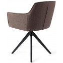 2 x Noto Rotérbare Spisebordsstole H86 cm polyester - Sort/Teal