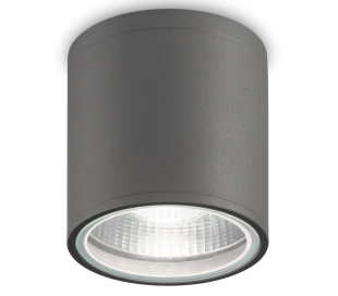 GUN Påbygningsspot i metal Ø11 cm 1 x GU10 - Grå