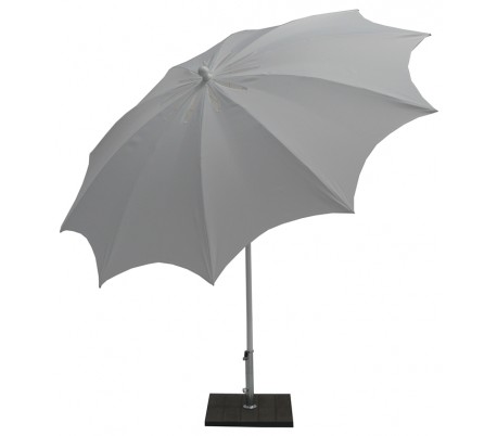 Lucas parasol i hårdtræ og polyester Ø300 cm - Vintage sort