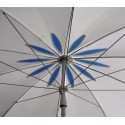 Lucas parasol i hårdtræ og polyester Ø300 cm - Vintage sort
