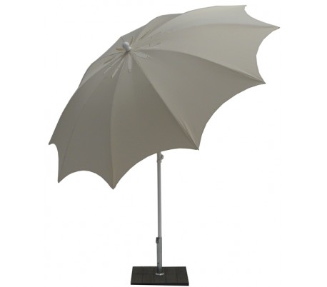 Billede af Maffei Bea parasol i polyester og stål Ø250 cm - Natur