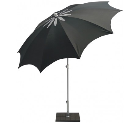 Billede af Maffei Bea parasol i polyester og stål Ø250 cm - Antracit