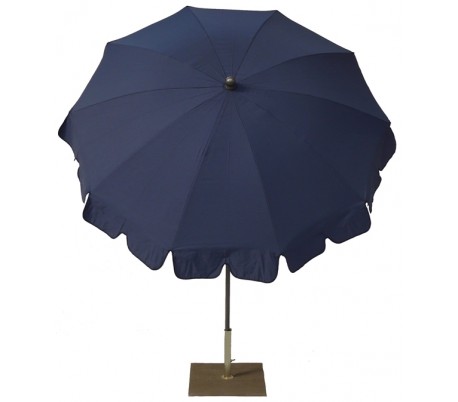 Se Maffei Allegro parasol i polyester og stål Ø200 cm - Blå hos Lepong.dk