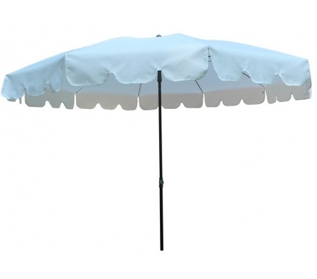 Se Maffei Allegro parasol i polyester og stål Ø280 cm - Hvid hos Lepong.dk