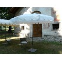 Maffei Allegro parasol i polyester og stål Ø200 cm - Natur