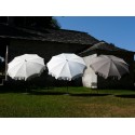 Maffei Allegro parasol i polyester og stål Ø280 cm - Hvid