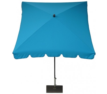 Se Maffei Allegro parasol i texma og stål 200 x 200 cm - Turkis hos Lepong.dk