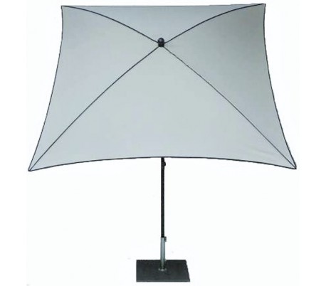 Se Maffei Border parasol i dralon og stål 200 x 200 cm - Hvid hos Lepong.dk