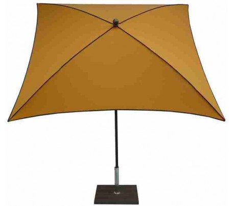 Billede af Maffei Border parasol i dralon og stål 200 x 200 cm - Majsgul