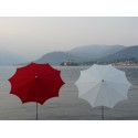 Maffei Bea parasol i polyester og stål Ø250 cm - Hvid