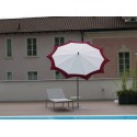 Maffei Border parasol i dralon og stål Ø200 cm - Natur