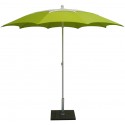 Maffei Flos parasol i dralon og stål Ø250 cm - Hvid/Orange