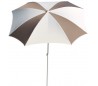 Maffei Malta parasol i polyester og stål Ø200 cm - Hvid/Taupe