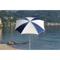 Maffei Malta parasol i polyester og stål Ø200 cm - Hvid/Antracit