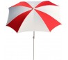 Maffei Malta parasol i polyester og stål Ø200 cm - Hvid/Rød