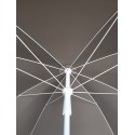 Maffei Malta parasol i polyester og stål Ø200 cm - Taupe