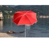 Maffei Malta parasol i polyester og stål Ø200 cm - Rød