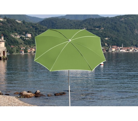 Se Maffei Malta parasol i texma og stål Ø200 cm - Lime hos Lepong.dk