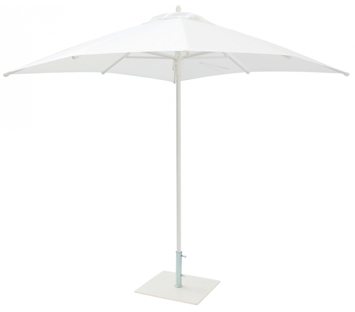Kronos parasol i polyester og aluminium 225 225 cm -