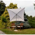 Maffei Kronos parasol i polyester og aluminium 200 x 300 cm - Hvid