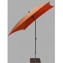 Maffei Kronos parasol i polyester og stål 200 x 200 cm - Gul