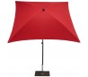 Maffei Kronos parasol i polyester og stål 200 x 200 cm - Rød