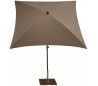 Maffei Kronos parasol i polyester og stål 200 x 200 cm - Taupe