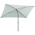 Maffei Kronos parasol i polyester og stål 200 x 200 cm - Natur