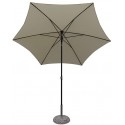 Maffei Kronos parasol i polyester og stål 240 x 150 cm - Antracit