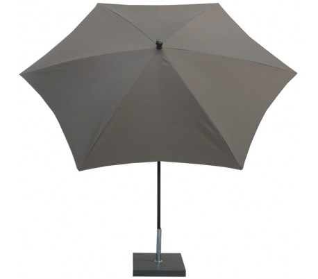 Maffei Kronos parasol i polyester og stål Ø250 cm - Gul
