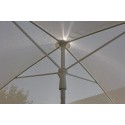 Maffei Pool parasol i batyline og stål 180 x 180 cm - Sort