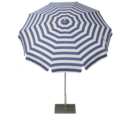 Maffei Flos parasol i dralon og stål Ø250 cm - Hvid/Taupe