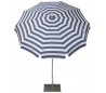 Maffei Inox parasol i dralon og stål Ø200 cm - Hvid/Blå