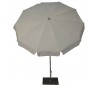 Maffei Inox parasol i dralon og stål Ø200 cm - Taupe