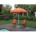 Maffei Superalux parasol i dralon og aluminium Ø200 cm - Hvid/Orange