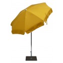 Maffei Alux parasol i polyester og aluminium Ø200 cm - Natur