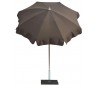 Maffei Alux parasol i polyester og aluminium Ø200 cm - Taupe