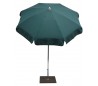 Maffei Alux parasol i polyester og aluminium Ø200 cm - Grøn