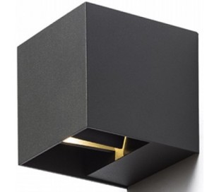 TITO SQ udendørs væglampe 6W LED - Sort 2