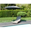 Maffei Madera parasol i polyester og aluminium Ø280 cm - Natur