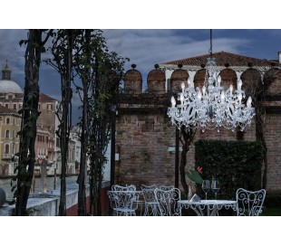 DRYLIGHT S12 Udendørs lysekrone Ø106 cm 36W LED - Klar 2