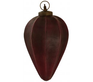 Juleophæng i jern H10 x Ø5,5 cm - Antik jern