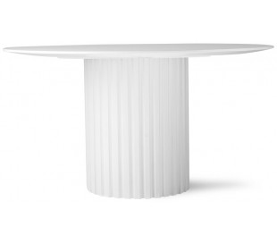 Rundt spisebord hvid HK Living 2