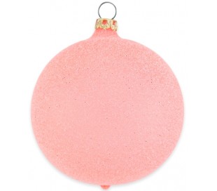 Julekugle i glas Ø15 cm - Guld/Grøn