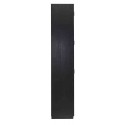 Oakura sideboard i egetræsfinér B240 cm - Sort