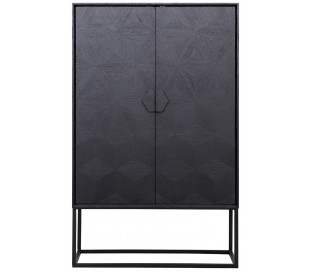 Blax sideboard i egetræ og jern B160 cm - Sort 2