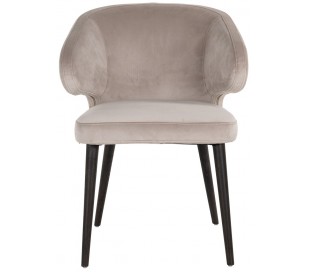 Spisebordsstol med armlæn velour richmond interiors 2