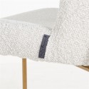 Darby spisebordsstol i polyester H84,5 cm - Sort/Hvid